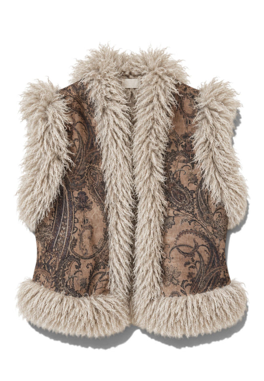 MOTEL - Gilet Boho Chic Eco Mongolia