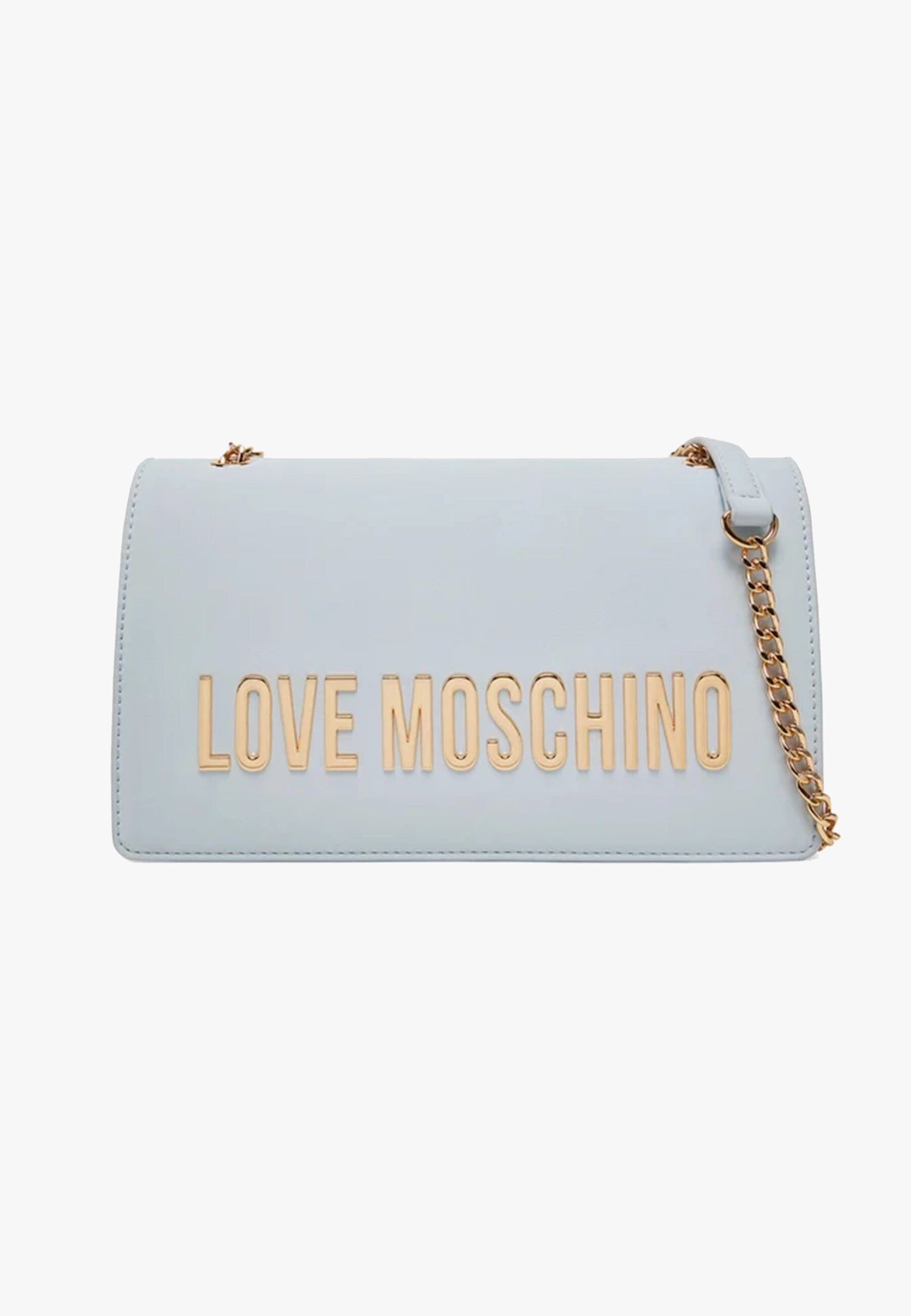 LOVE MOSCHINO - Borsa A Spalla Lettering Cielo