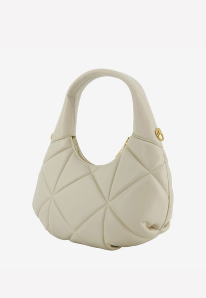 LOVE MOSCHINO - Hobo Bag Embossed Avorio