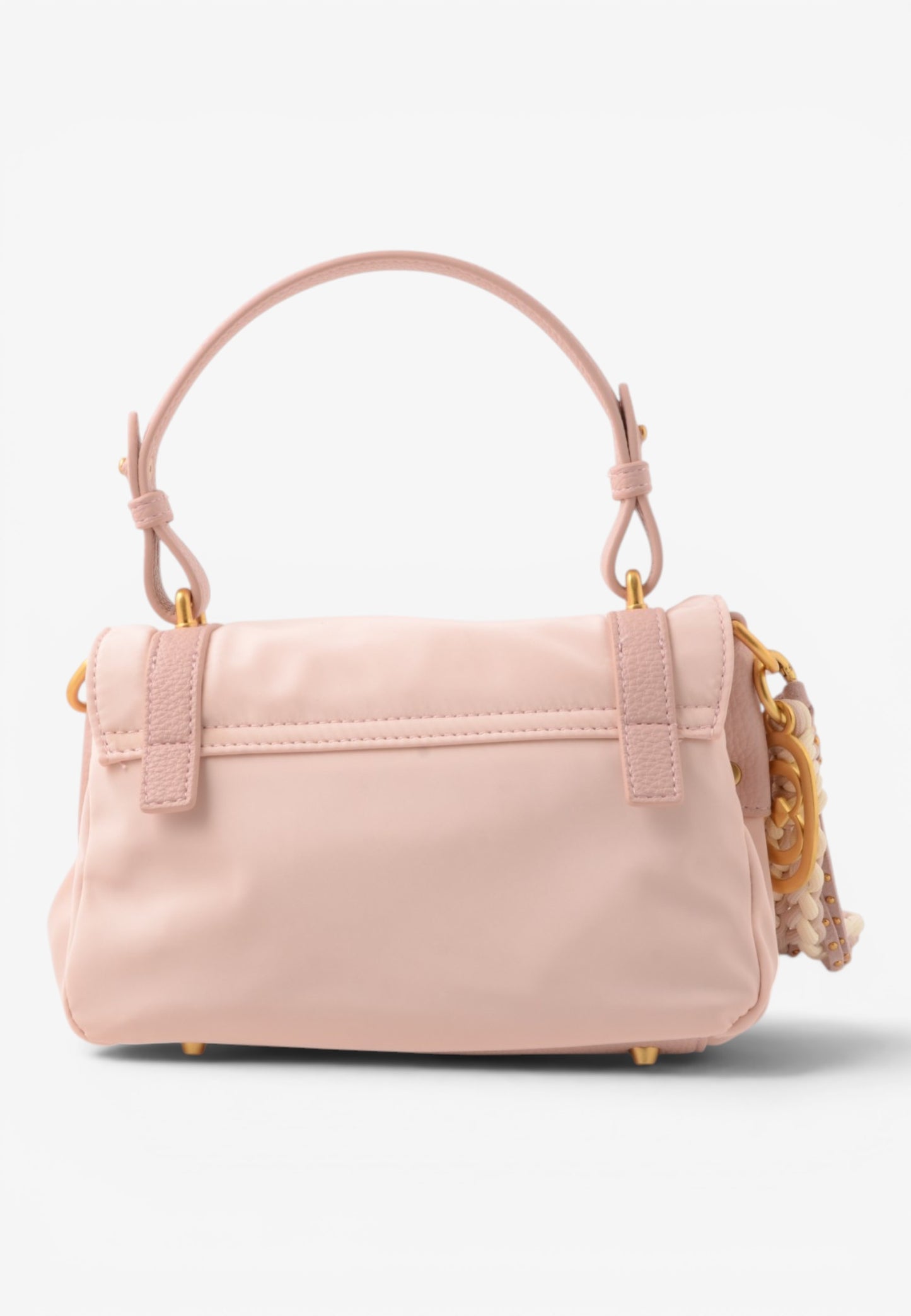 LA CARRIE - Borsa Satchel Dark Nylon Rosa