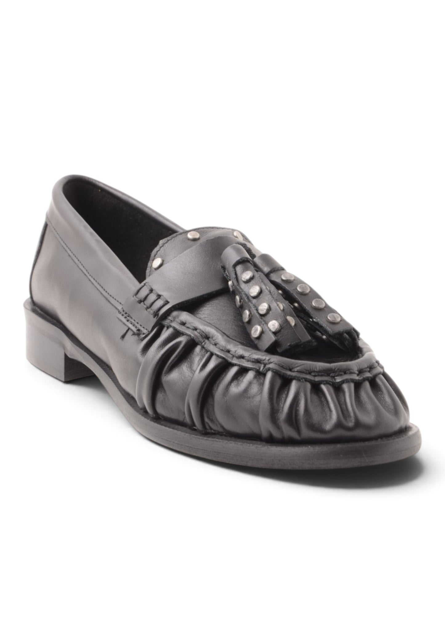 DIVINE FOLLIE - Mocassino In Vera Pelle Nero