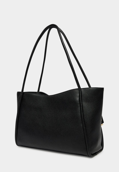 LOVE MOSCHINO - Borsa A Spalla Lettering Nero