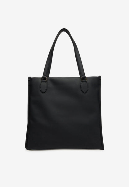 LOVE MOSCHINO - Shopping Bag Soft Touch Nero