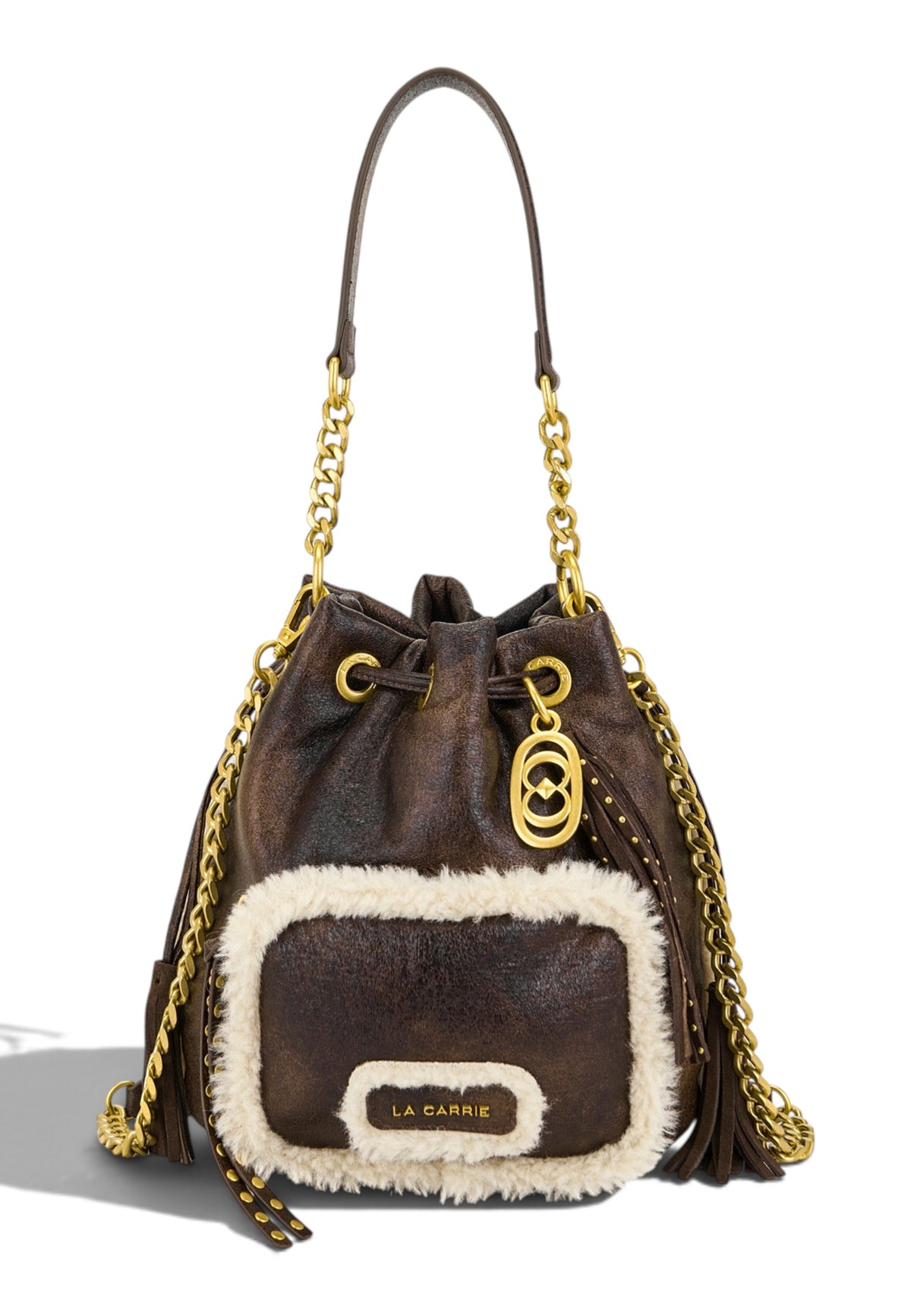 LA CARRIE - Borsa a Secchiello Warmtouch Marrone