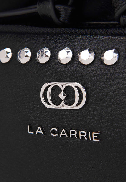 LA CARRIE - Marsupio Nylon Borchie Nero