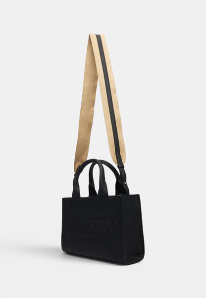 LOVE MOSCHINO - Borsa A Mano Signature Nero