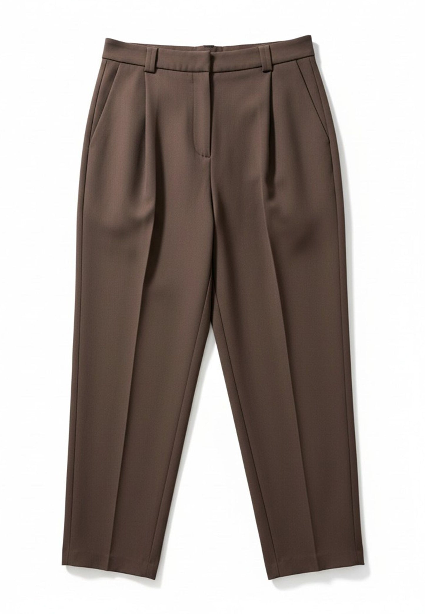 MARYLEY - Pantalone Barrel Fluido Moro
