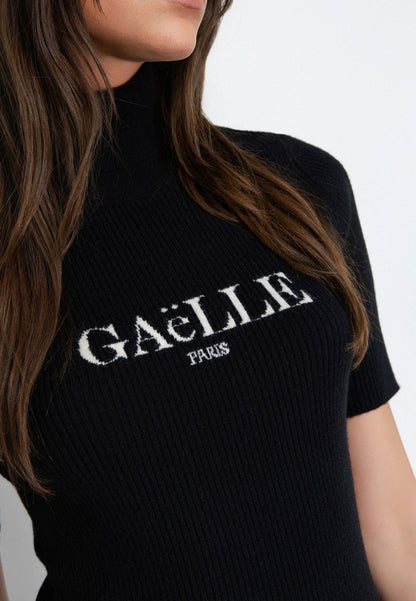 GAELLE - Pullover paricollo Nero