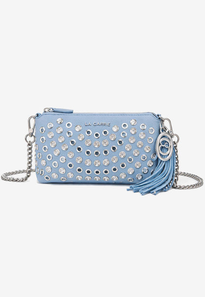 LA CARRIE - Portafoglio Pochette Strass Andromeda Sky