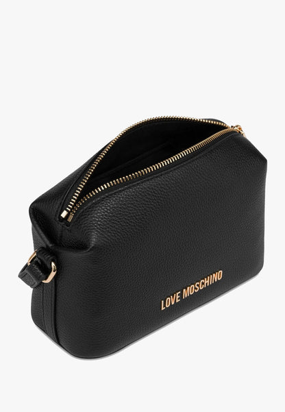 LOVE MOSCHINO - Borsetta Tracolla VERA PELLE Nero