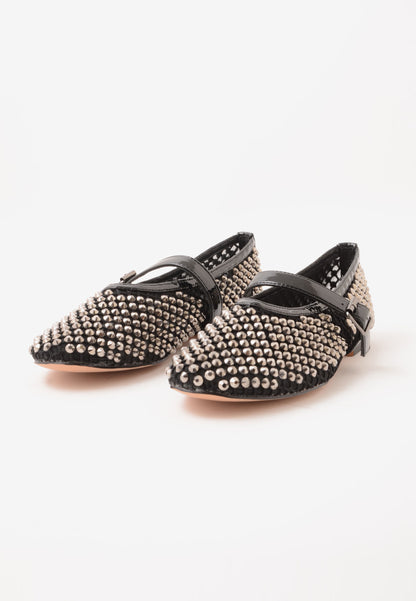 DIVINE FOLLIE - Ballerina Strass Nera