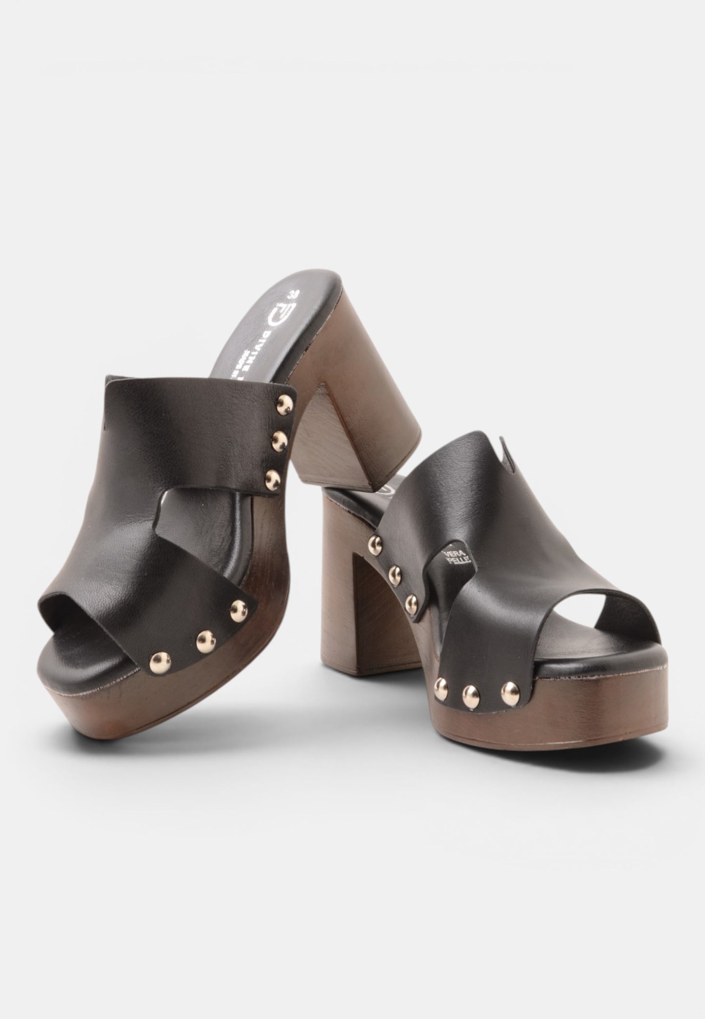 DIVINE FOLLIE - Zeppa Vitello Nero