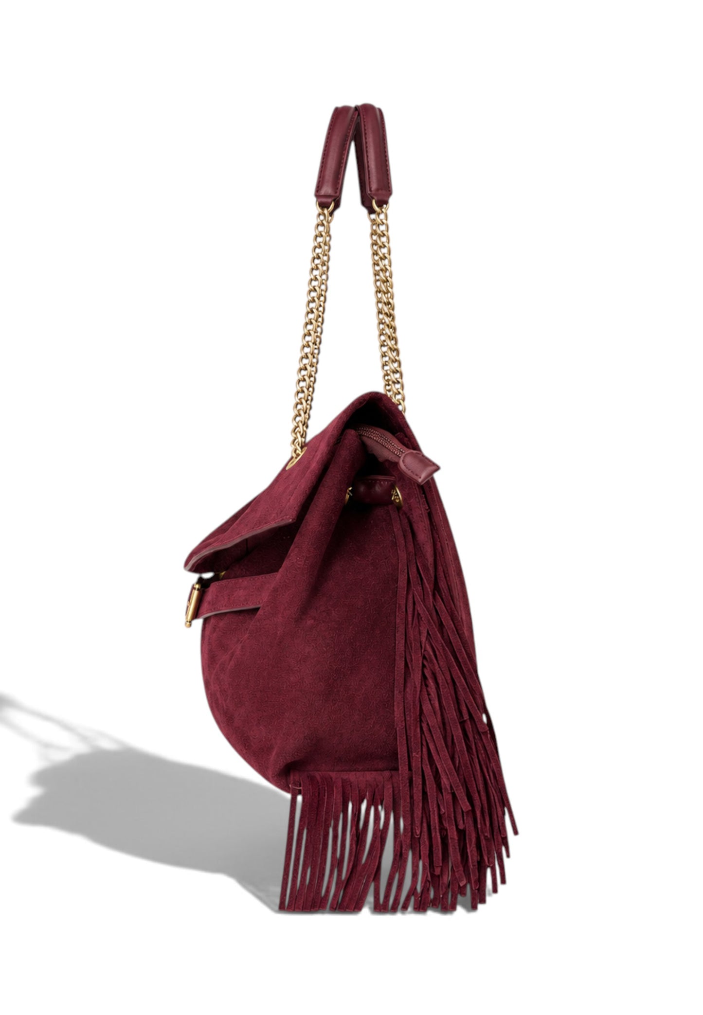 NUNZIA - Borsa Boho Chic Vino