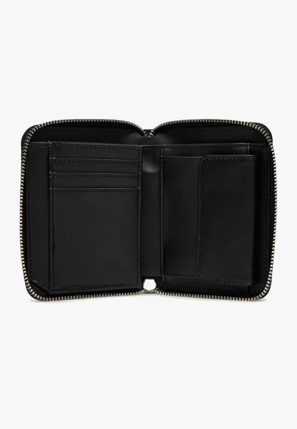 LOVE MOSCHINO - Portafoglio Zip Around Nuance Piccolo Nero