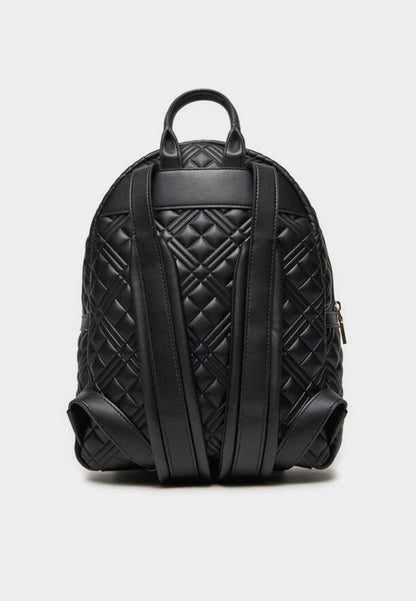 LOVE MOSCHINO - Zaino Logo Quilt Nero