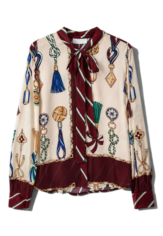 MOTEL - Camicia Foulard Fantasia