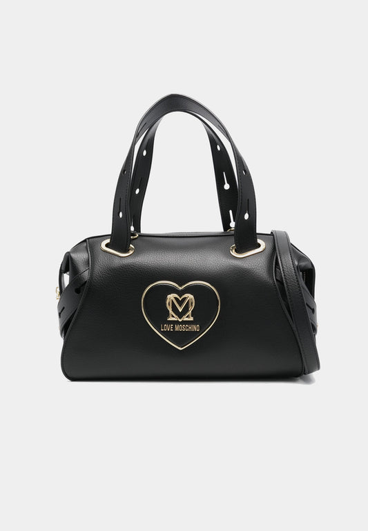 LOVE MOSCHINO – Love Heart Schwarze Handtasche