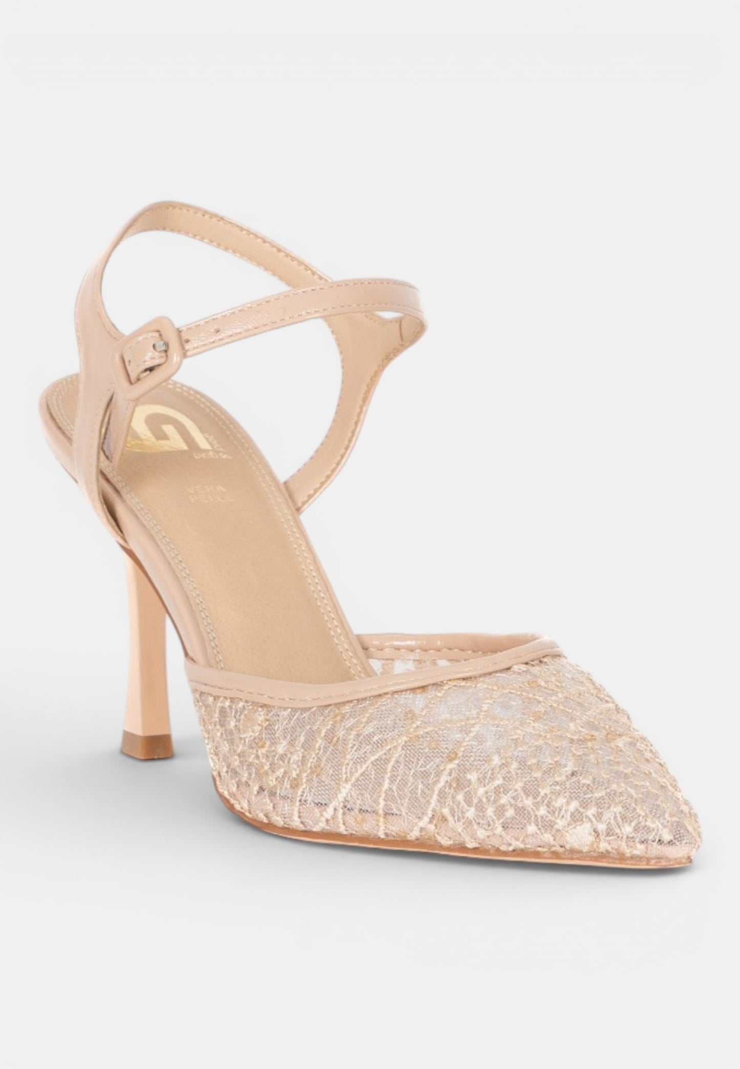 GOLD&GOLD - Sandalo Alto Paillettes Nude