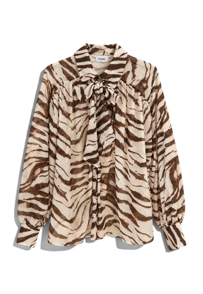MOTEL - Camicia Fantasia Zebra