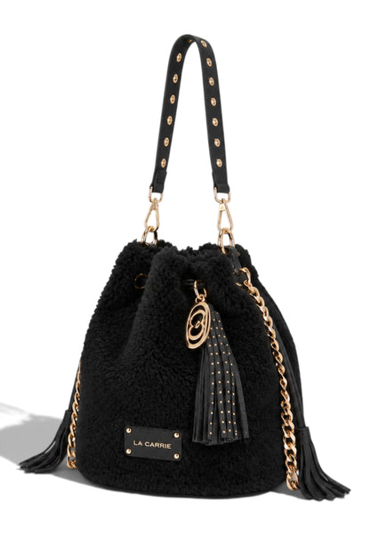 LA CARRIE - Secchiello TEDDY ECO FUR Nero