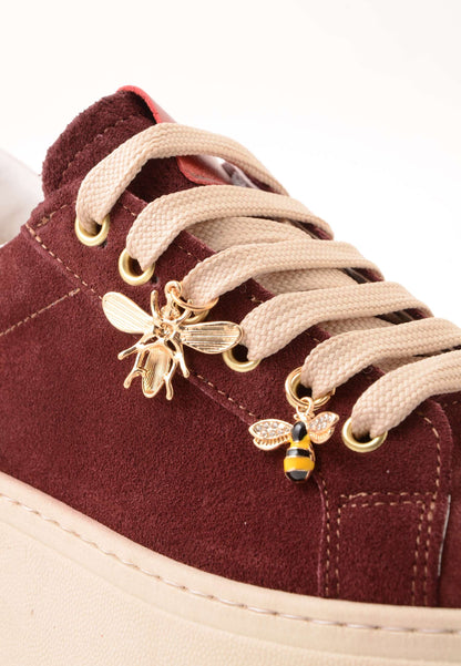 DIVINE FOLLIE - Sneakers Camoscio Bijoux Barolo