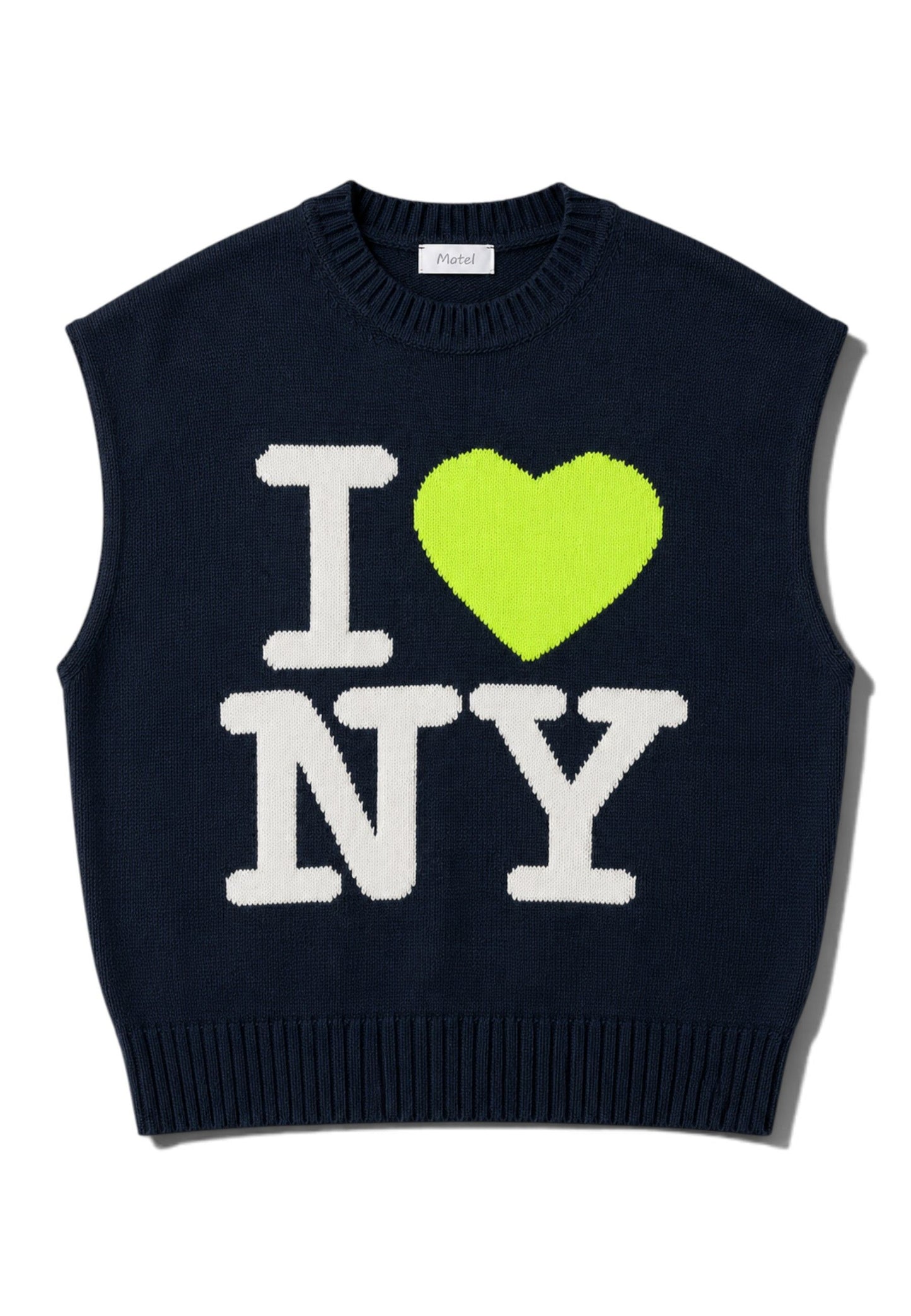 MOTEL - Gilet I Love NY Blu