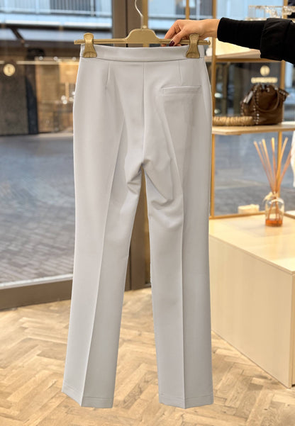 MARYLEY - Pantalone Fluido Trombetta Azzurro