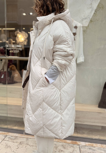 LE STREGHE - Piumino Over Panna