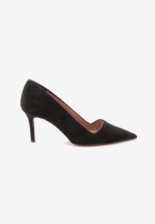 DIVINE FOLLIE - Décolleté Camoscio Nero