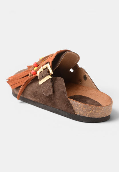 DIVINE FOLLIE - Ciabatta Velour Terra