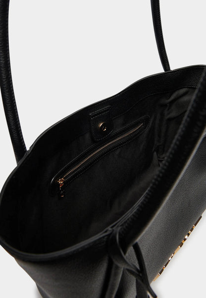 LOVE MOSCHINO - Borsa A Spalla Lettering Nero