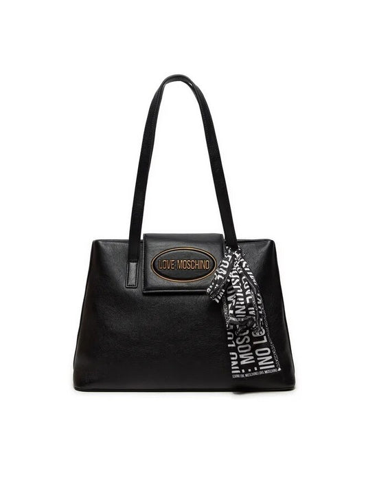 LOVE MOSCHINO - Shopping Bag Foulard Black