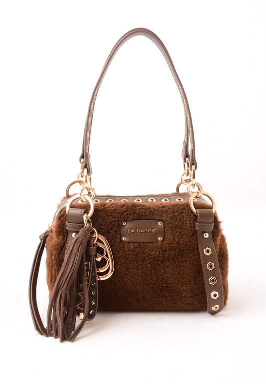 LA CARRIE - Borsa A Mano Teddy Mocha