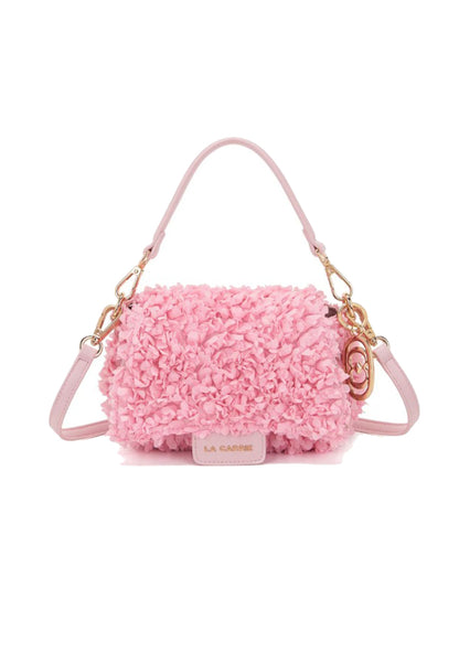 LA CARRIE - Borsetta In Chiffon "Night Edition" Rosa