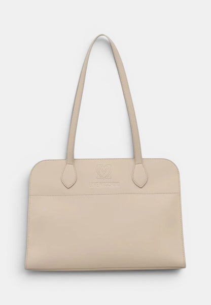 LOVE MOSCHINO - Shopping Bag Love Avorio