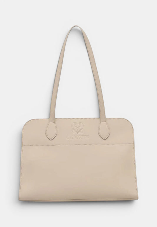 LOVE MOSCHINO - Shopping Bag Love Avorio