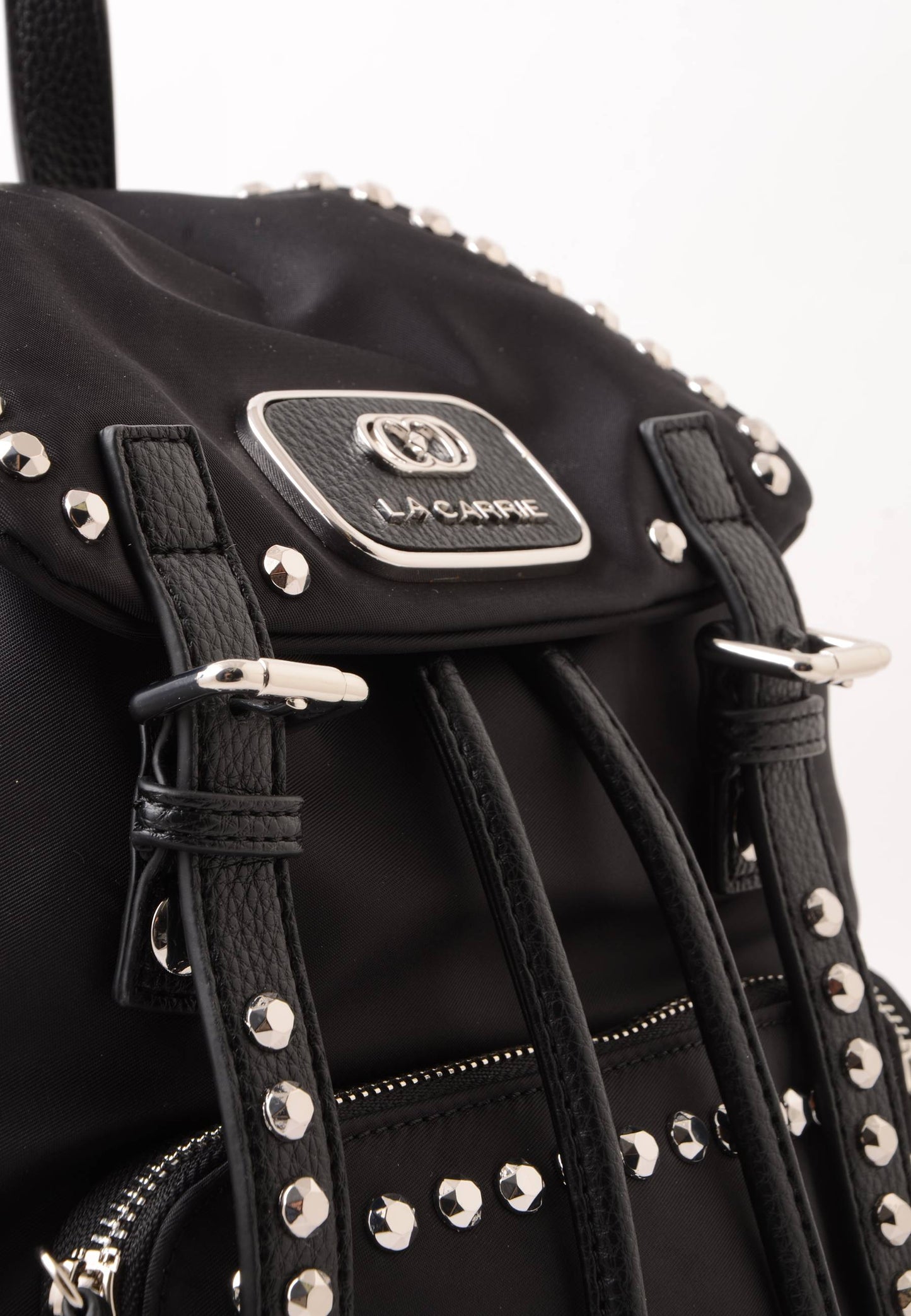 LA CARRIE - Zaino Dark Nylon Nero