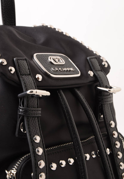 LA CARRIE - Zaino Dark Nylon Nero