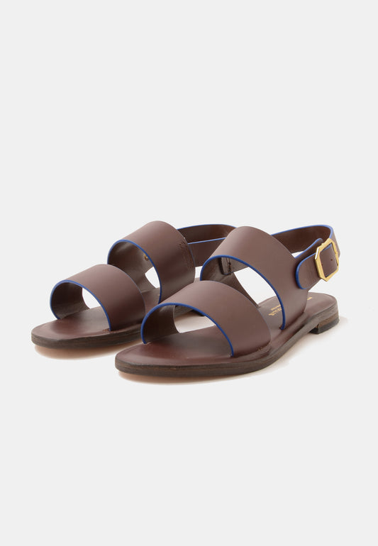 DIVINE FOLLIE - Sandalo Doppia Fascia Moro