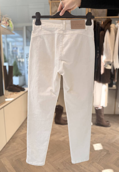 LE STREGHE - Jeans Skinny In Bull Denim Latte