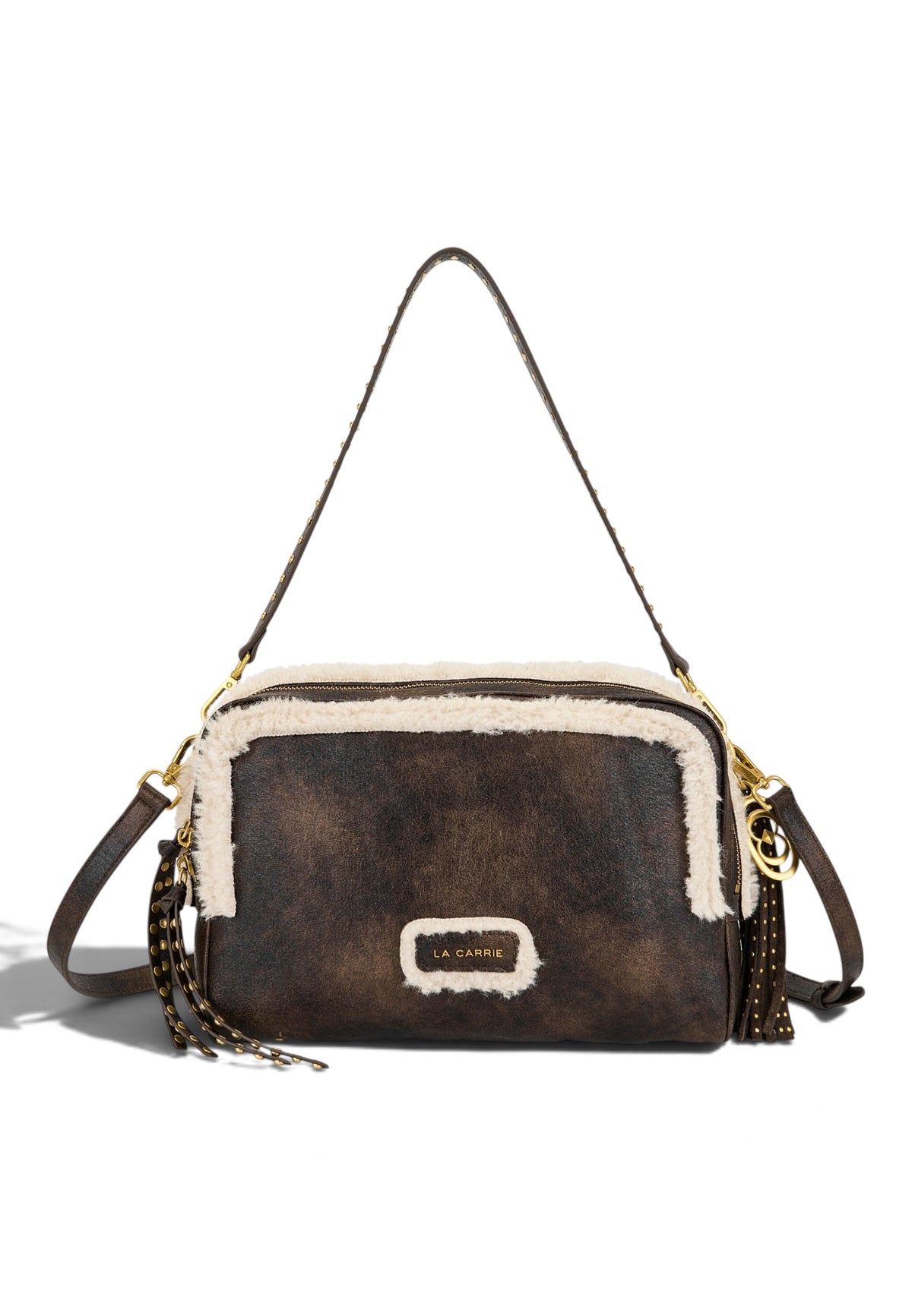 LA CARRIE - Borsa a Spalla Warmtouch Marrone