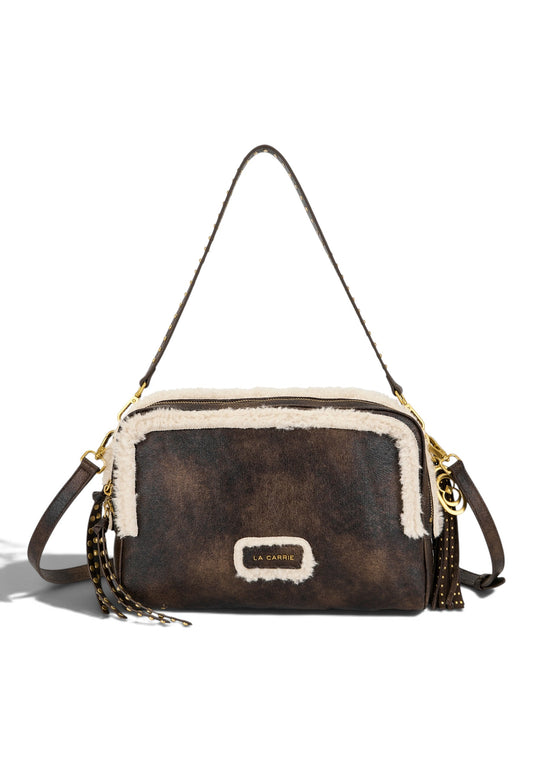 LA CARRIE - Borsa a Spalla Warmtouch Marrone