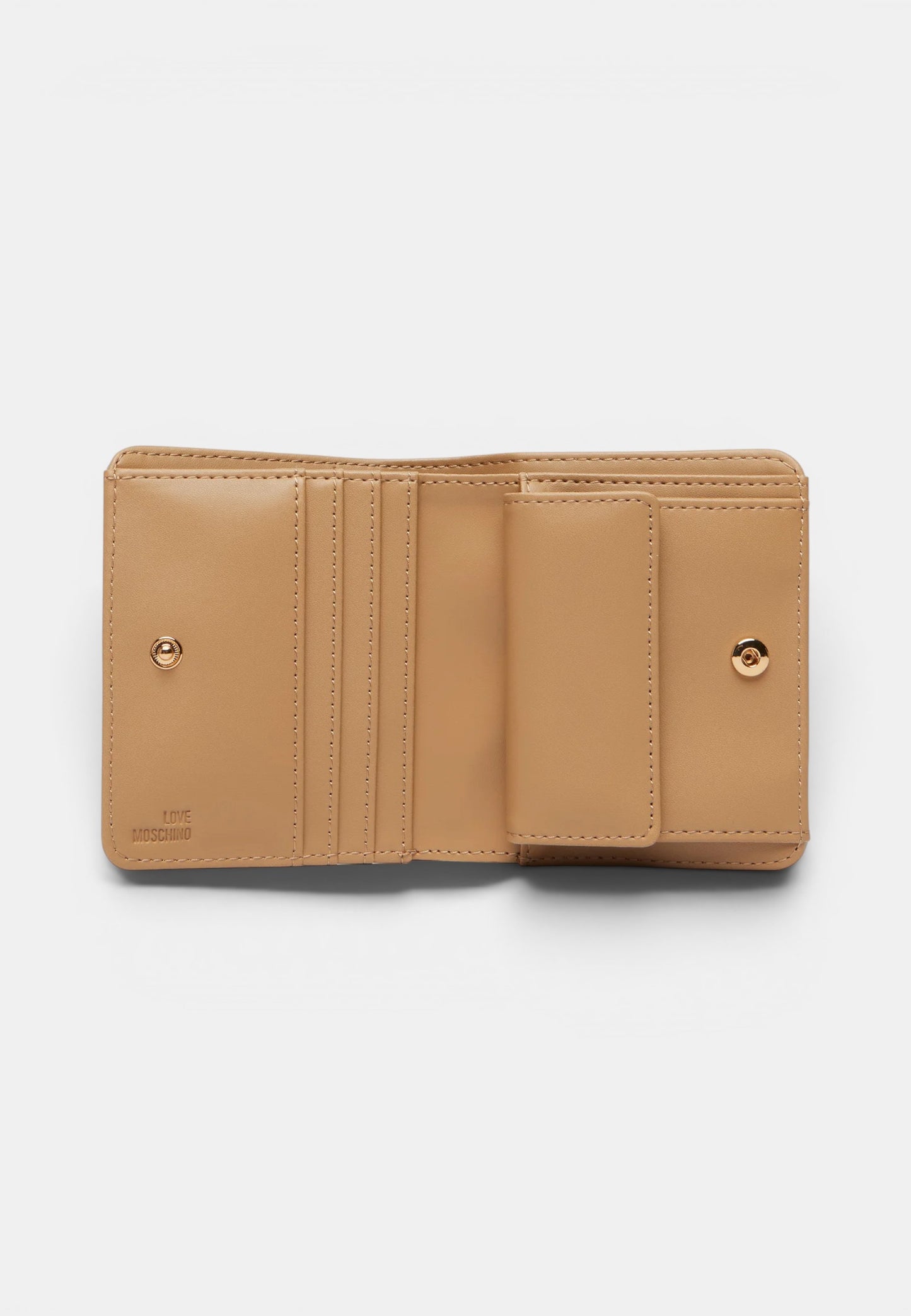 LOVE MOSCHINO - Portafoglio Trifold Cuore Celeste