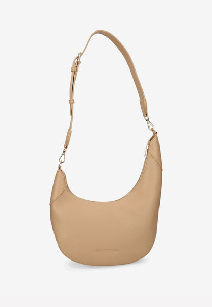 LOVE MOSCHINO - Borsa a Spalla Lettering Oro