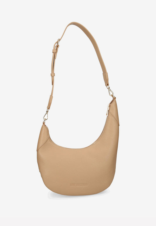 LOVE MOSCHINO - Borsa a Spalla Lettering Oro