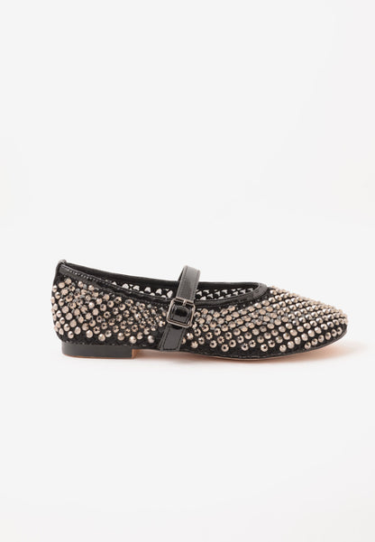 DIVINE FOLLIE - Ballerina Strass Nera