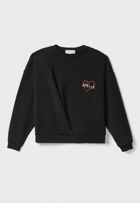 GAELLE - Felpa paricollo Nero
