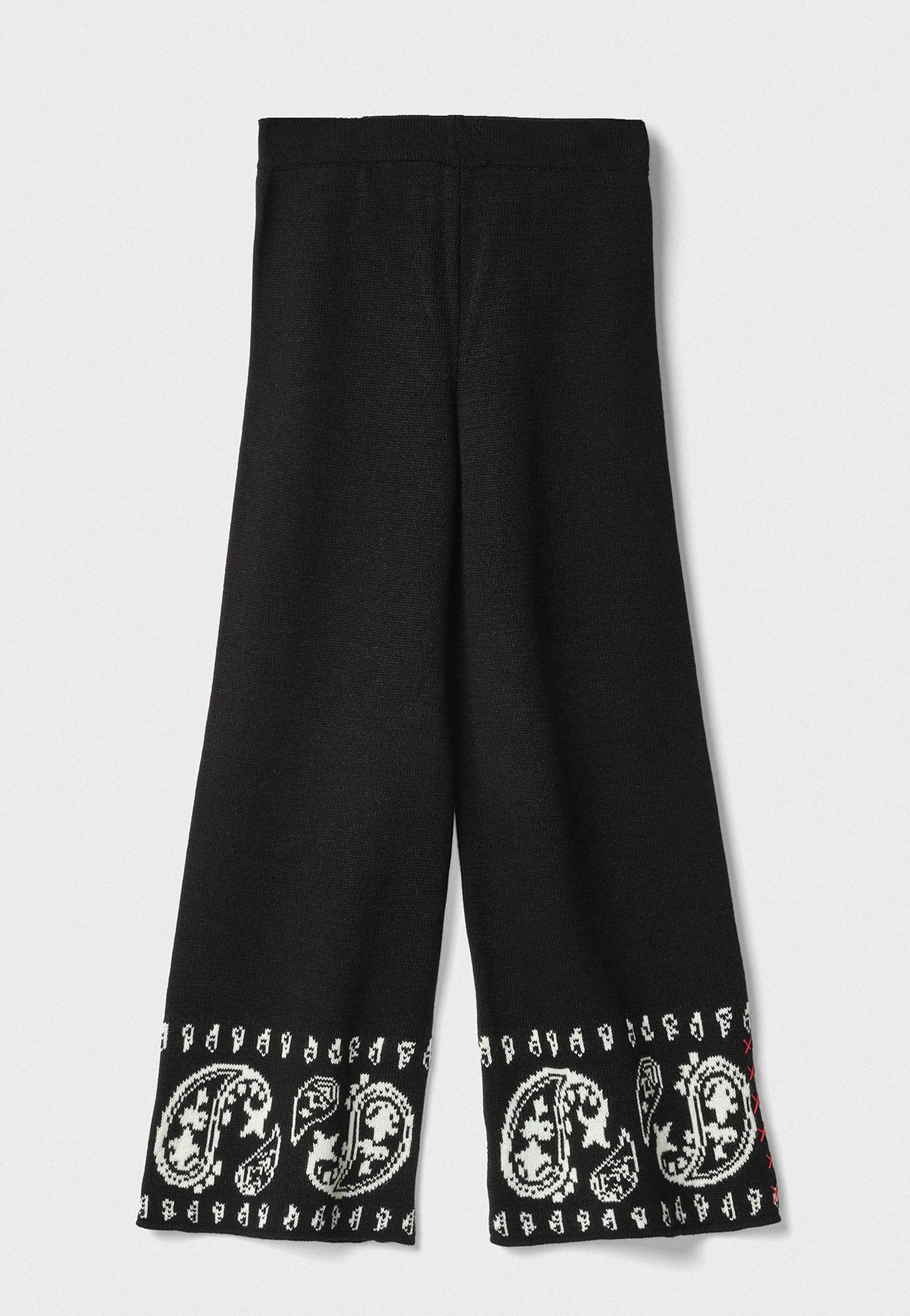 GAELLE - Pantalone maglia Nero