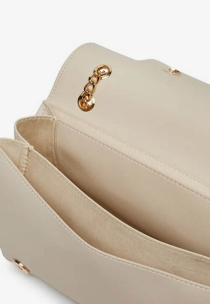 LOVE MOSCHINO - Ivory Lettering Shoulder Bag