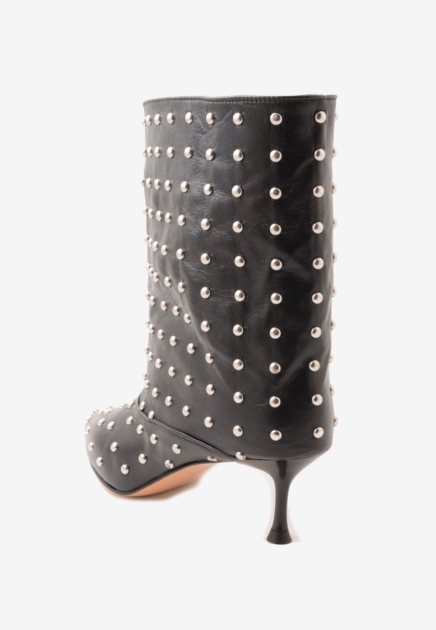 DIVINE FOLLIE - Stivale Nappa con Borchie Nero